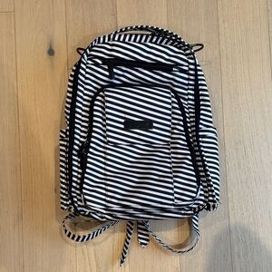 Jujube Striped Black and White Diaper Bag